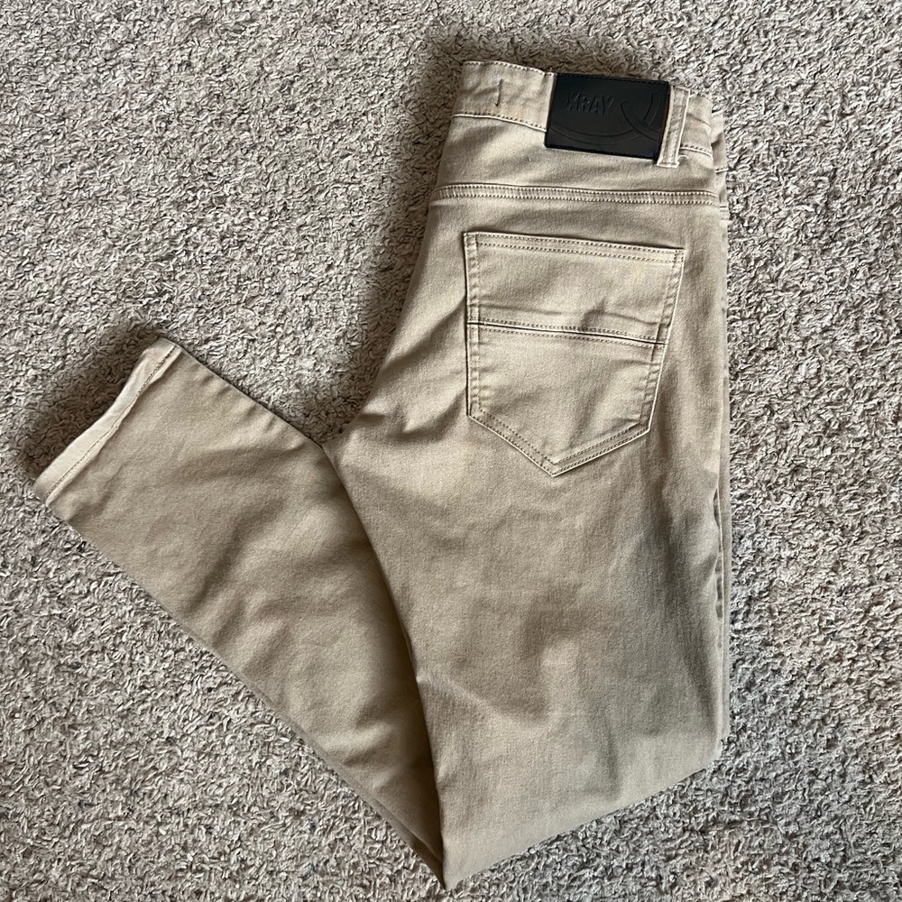 XRAY Khaki Slim Fit Jeans for Men